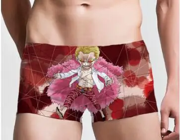 one piece shorts Korsky Naruto Akatsuki Uchiha Itach MEN BOY Man panties MEN underwear boxers panies Underpants gym shorts - Цвет: STYLE2
