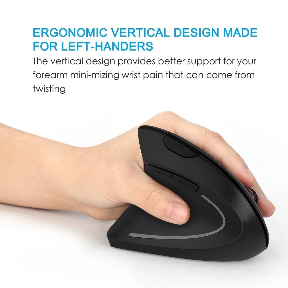 CHYI Ergonomic Vertical Mouse 2.4G Wireless Right Left Hand