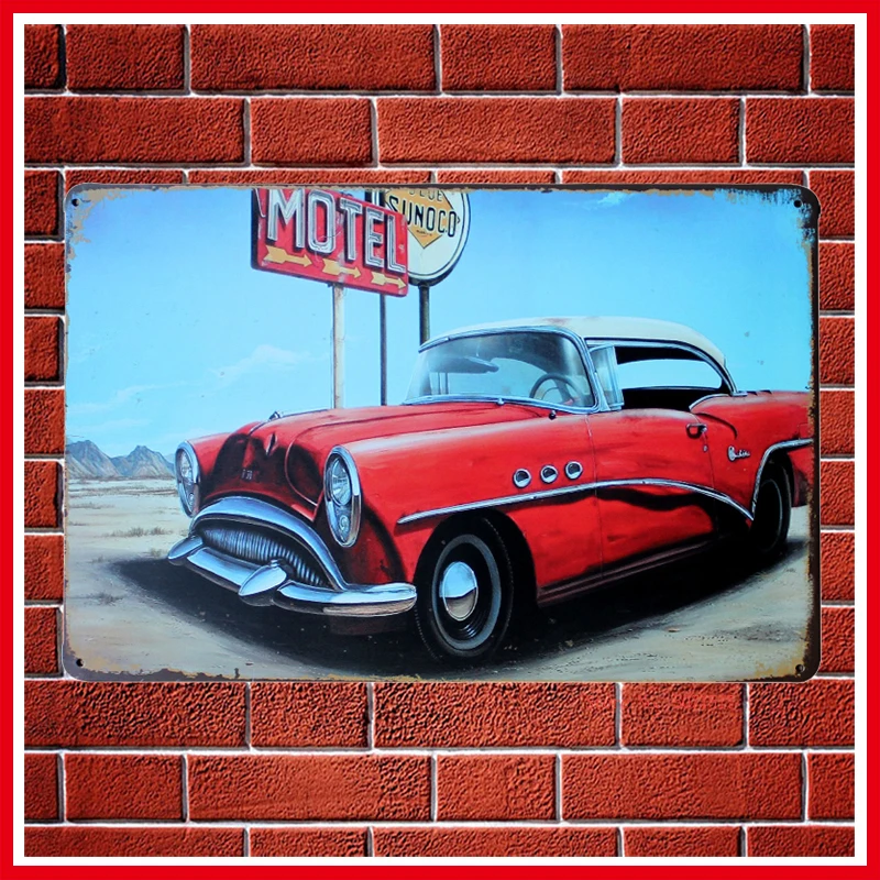 Retro Plaque Poster Bar Pub Club Wall Home Decor Stickers New Fashion Car 20*30CM Vintage Metal Tin Sign | Дом и сад
