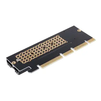 

PCI Express 3.0 x16 to PCIe-based NVMe and AHCI SSD Adapter Card with Heat Sink R2JB