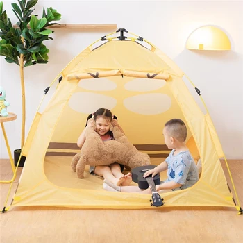 

Zenph Children Camping Tent Outdoor Indoor Dual-use Automatic Speed Open Tents Automatic Hiking Beach Tents Barraca