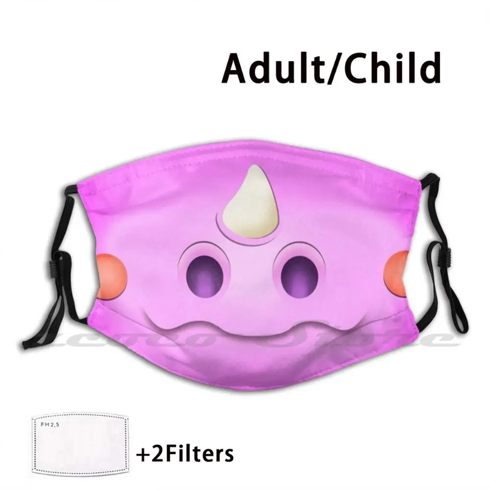 

Renee маска тканевый моющийся фильтр "сделай сам" Pm2.5 для взрослых детей, животных, New Horizons Leaf Nintendo Face Cute Kawaii Villager