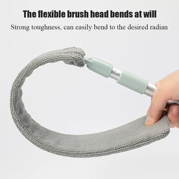 

Long handle Bedside Dust Brush Mop Flexible Dust Brush for Sofa Gap Extensible Dust Cleaner Household Cleaning Tools