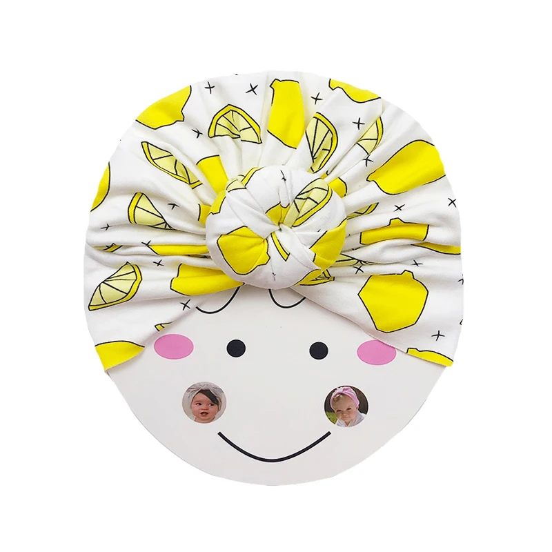 Детские аксессуары милая детская шапочка с бантиком для новорожденных и