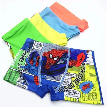 

5 Pcs/Lot Boys Boxer Briefs Kids Underwear Baby Boy Underpants Cartoon Soft Children Panties 3-11years Super Hero Boys Clothes
