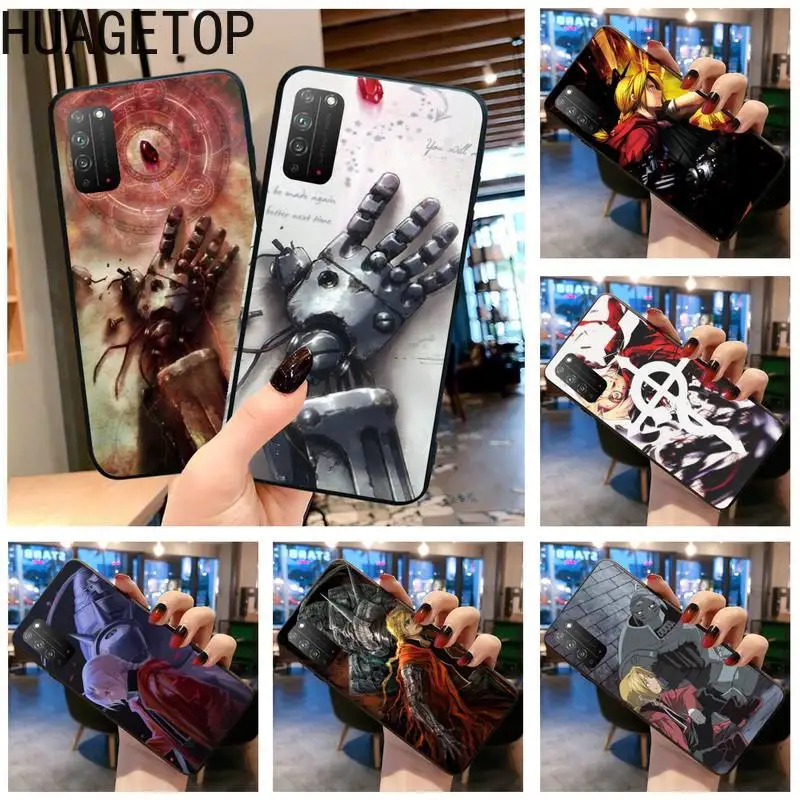 Аниме Стальной алхимик чехол для телефона Huawei Honor 30 20 10 9 8 8x 8c v30 Lite view 7A pro |