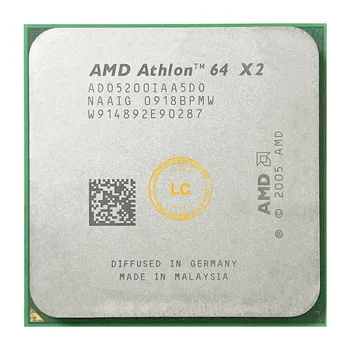 64 procesador AMD Athlon X2 5200 + X2 5200 2,7 GHz Dual-Core CPU ADO5200IAA5DO Socket AM2