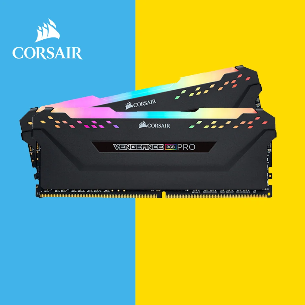 Corsair-Windows PC,RGB Pro,ddr4,容量3600MHz,PC4-28800 MHz,8GB,16GB,3200  GB,デスクトップ,ゲーム,照明用メモリ,黒