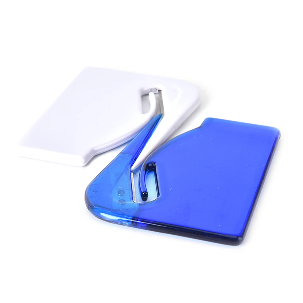 Colorful Mini Plastic Durable Letter Opener Knife Paper Mail Envelop Cutter Office Equipment Supplies Safty Blade 1pcs