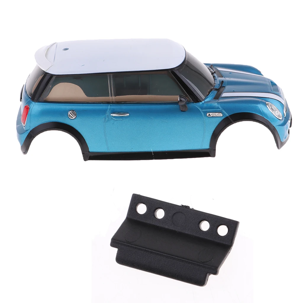 RC 1:28 Flat Running On-Road Car  Car Plastic Car Shell Bodywork Blue