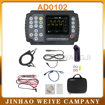 

Jinhan AD0102 digital oscilloscope usb oscilloscopes 2 Channel osciloscópio Jinhan automotivo осциллограф