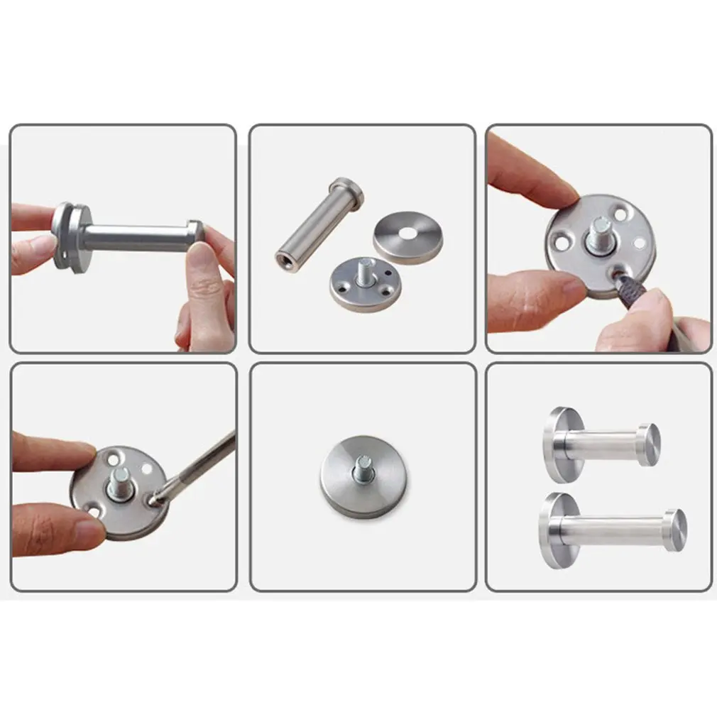 Stainless Steel Hook Single Hook Coat Hook Cylindrical Hook Bathroom Wall Hook Professional Durable Fashion