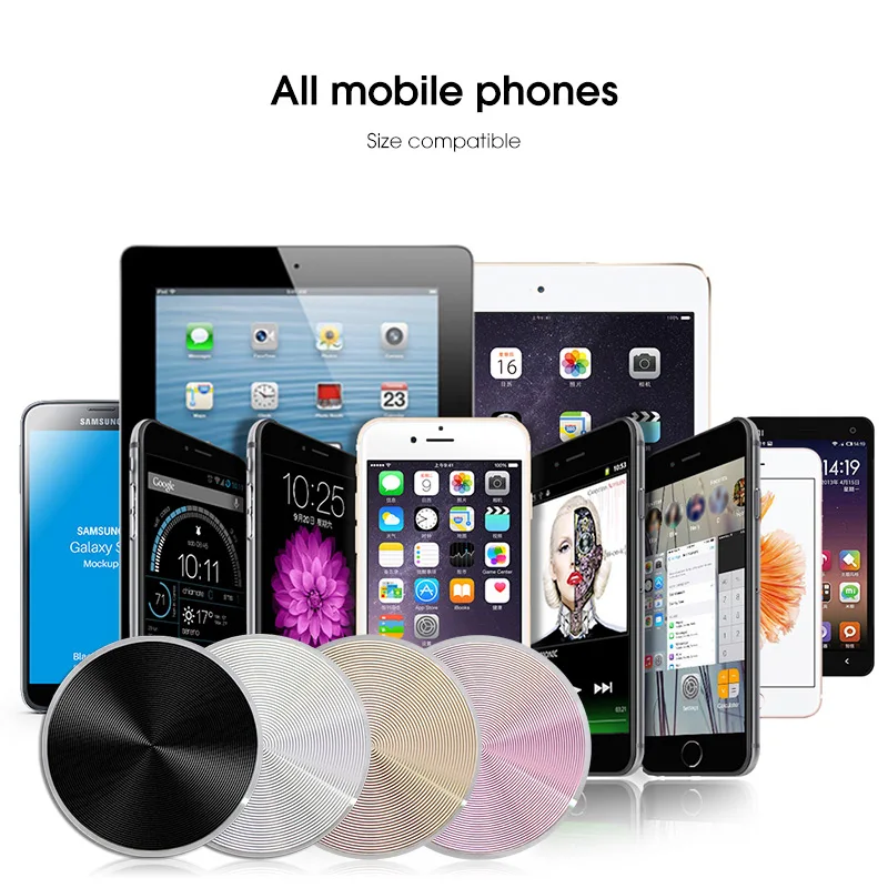 Magnetic Disk Phone Stand Plate - Universal Car Holder Accessory