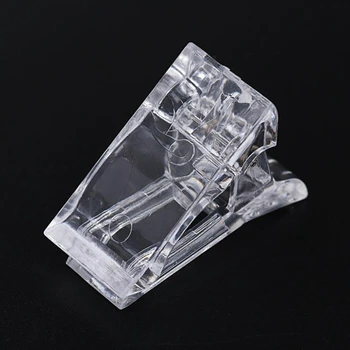 

Gel Nail Tips Finger Extension Gel Fixed Clip Transparent Polygel Quick Building Finger Nail Extension Builder Clamp