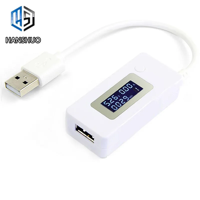 ЖК-дисплей Micro USB зарядное устройство для батарей ёмкость Напряжение Ток Тестер Метр Детектор+ нагрузочный резистор 2A/1A с переключателем