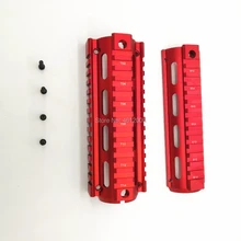AR 15 handguard Drop-In Quad Rail Два шт AR 15 Handguard алюминиевый 6,7 дюймов для M4 M16