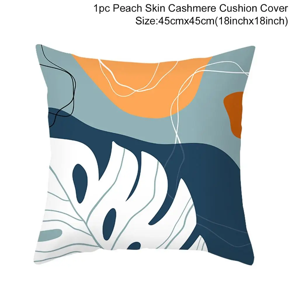 45*45 Polyester Decorative Cushion Cover Coussin Pillow Case Pillow Cover Throw Pillow Home Decor Sofa Seat Cushions for Chair 