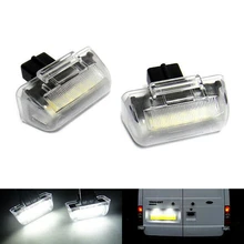  2X LED Licence Number Plate Light White for Ford Transit Tourneo MK5 MK6 MK7 1995-14 
