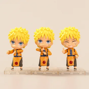 3 sztuk zestaw Naruto Shippuden figurki Anime Naruto Uzumaki figurka Kawaii figurka lalki ozdoby dla dzieci zabawki prezenty tanie i dobre opinie Bandai Model 4-6y 7-12y 12 + y CN (pochodzenie) Wersja zremasterowana Produkty na stanie Unisex Naruto Shippuden Anime Figures