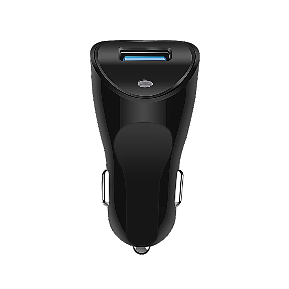 Half discount  USB Quick Charger QC 3.0 Car Charger For iPhone 8 X Samsung S9 Xiaomi Mini Car-Charger Cell Phone