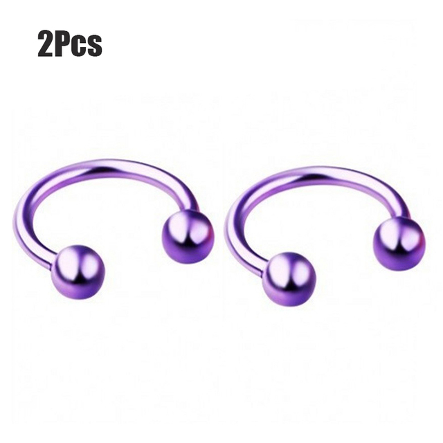Stainless Steel Nose Ring 14G 16G Spike Nose Piercings Helix Ear Piercing Women Men Septum Rings Body Piercing Jewelry