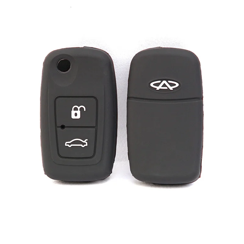 KSKKD Silikon Autoschlüssel Cover Hülle, für Chery Tiggo 8 Arrizo 5 pro gx  5X eQ7 Chery tiggo 7Pro 2020 Remote Key Case Zubehör