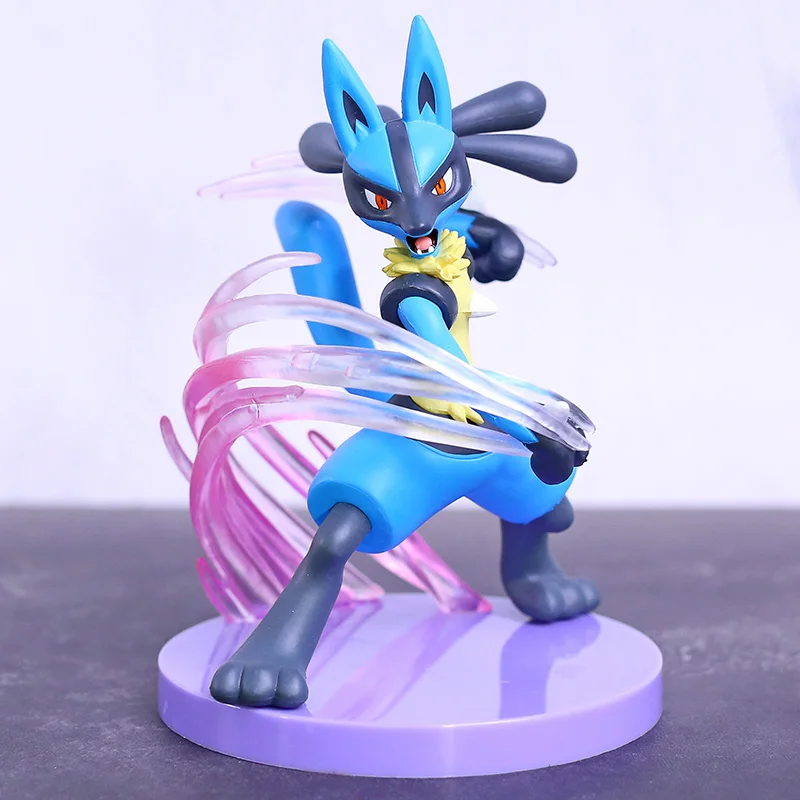 Аниме мультфильм центр монстров Gengar Mewtwo Charizard LucarioPVC Статуя Фигурка Коллекционная