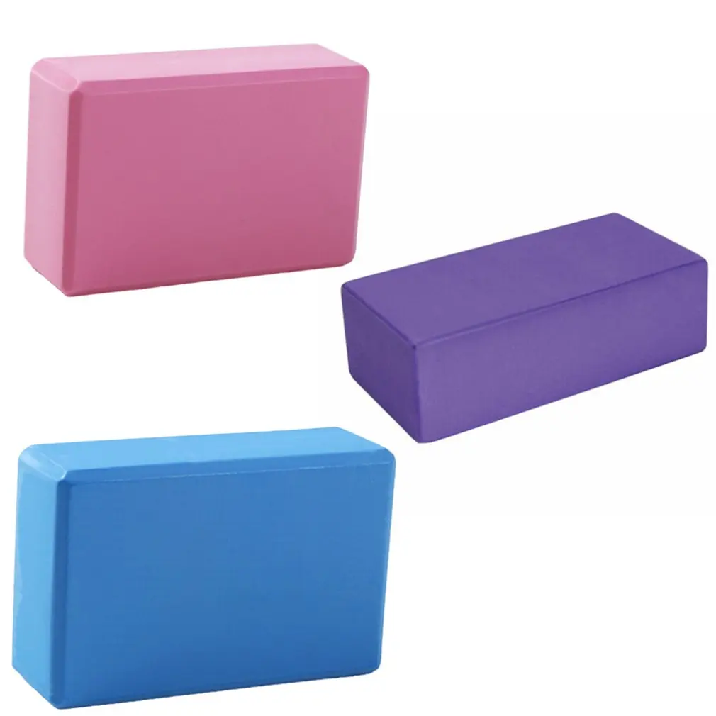 EVA Gym Blocks Foam Brick Training Exercise Fitness Set Tool Yoga Bolster Pillow Cushion Stretching Body Shaping Health Training