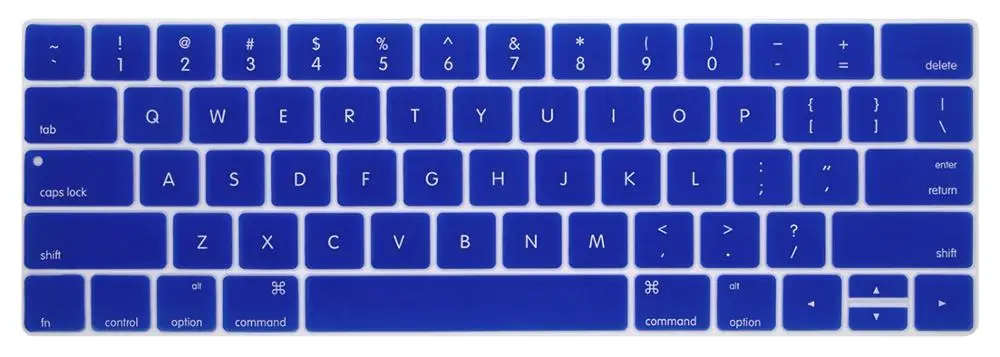 Американская версия для Apple MacBook Pro 1" A1706 A1989 крышка клавиатуры защитная кожа - Цвет: Backlit- blue