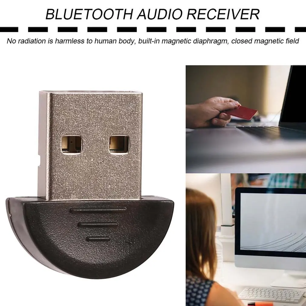 Mini USB Bluetooth Adapter Wireless USB Dongle V2.0 For Laptop PC Win 7/8/10/XP