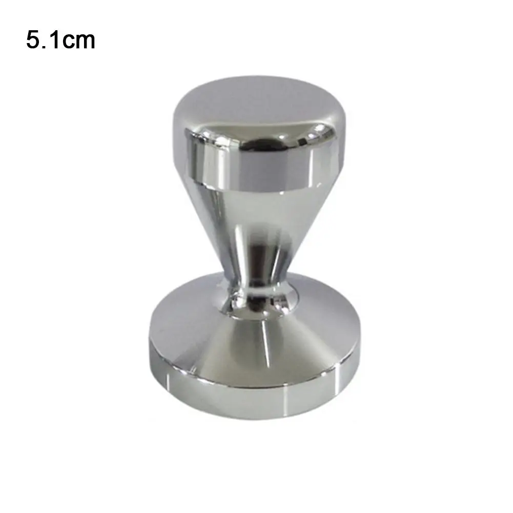 5.1cm steel AIHOME новая кофемолка из нержавеющей стали красное дерево кофе для баристы, Эспрессо машина ручной порошок молоток кофе чайный набор - Цвет: 5.1cm steel