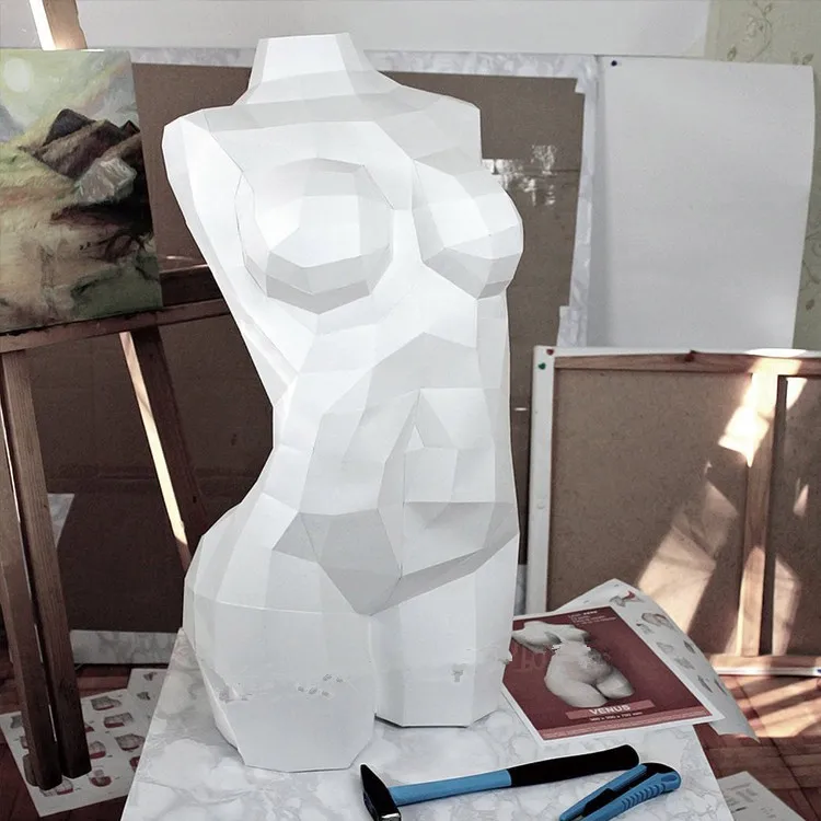 Precut Венера бумага для тела 3D DIY материал ручной творческий домашний декор реквизит#2718 ручная работа милые геометрические головоломки
