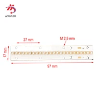 Высокомощный УФ-Светодиодный модуль для УФ-геля, отверждающий свет, УФ планшетный принтер, лак для отверждения, сухие лампы, 365nm 395nm, ультрафиолетовые лампы