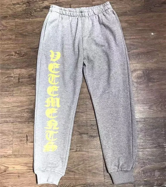 新品未使用 VETEMENTS anarchy sweat pants grey