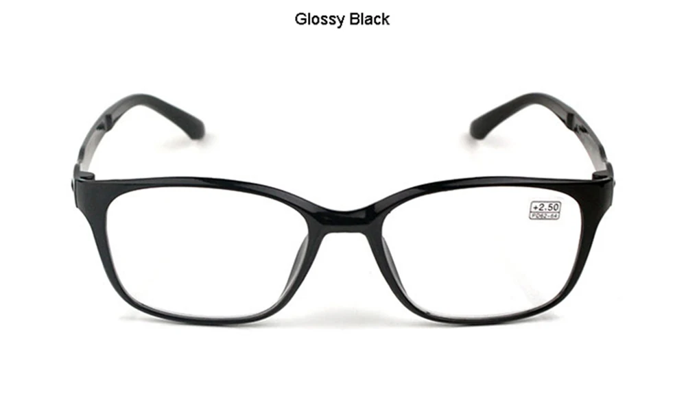 IENJOY Blue Light Glasses Square Reading Glasses TR Reading Glasses Men Blue Light Reader Antifatigue Computer Eyewear 1.0-4.0