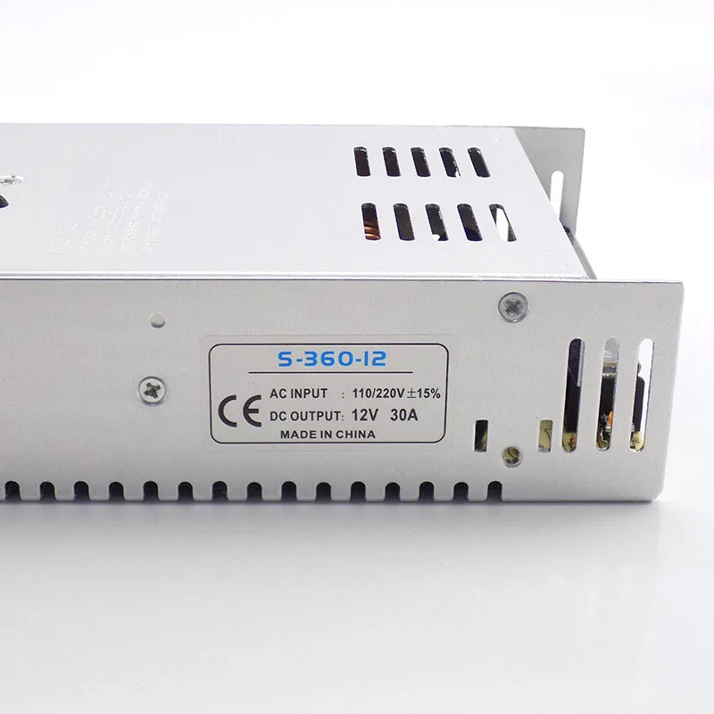 Светодиодный драйвер питания AC100V-265V к DC 12 В 30A трансформатор освещения CCTV, Питание Камеры Драйвер адаптер конвертер переключатель G16