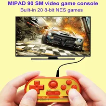 Переносной игровой контроллер в стиле ретро, встроенный 20 классических игр, 8 битов, игровой ТВ AV выход, компактный мини-геймпад с ручкой для геймера