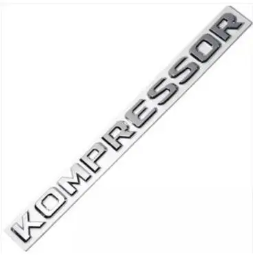 

FOR Kompressor Chrome Badge Emblem CLK SLK SL CLS ML GL A B C E S Class Mercedes