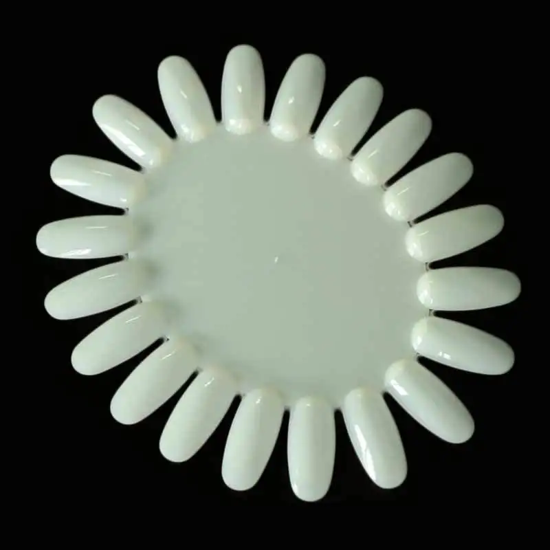 Manicure Swatches Oval Nail Polish Swatches Nail Tip Color Card Manicure Display Board Nail Polish