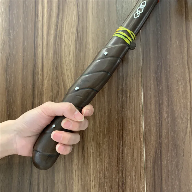1:1 Cosplay Primitive Tribe Axe Pirate Axe Prop Weapon Role Playing Game Movie Cos Totem Axe PU Weapon Model Toy Prop 47cm 4