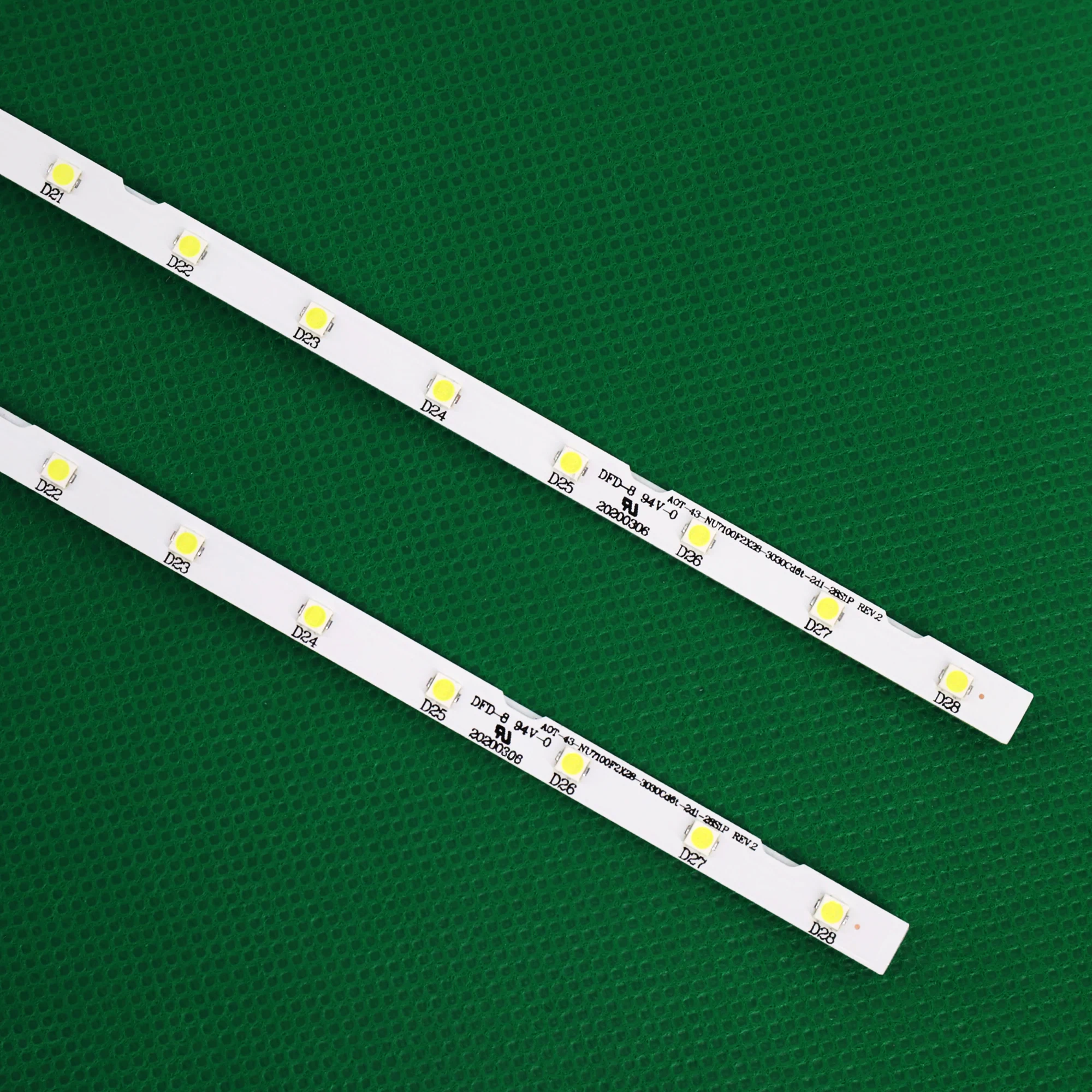 ο 2 PCS 28LED Ʈ Ʈ Ｚ UE43NU7100U AOT_43_NU7100F UE43NU7120U UE43NU7170U BN96-45954A UE43NU7100