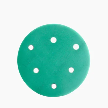 

100PCS #400 5" 6 Holes Hook Loop Sanding Discs Sandpaper Pads Set 40Grit-3000Grit Sander Disc Abrasive Polishing Tools