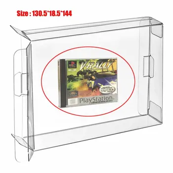 

Ruitroliker 20Pcs Clear Protecter Cartridge Sleeve CIB for PS1/PS2/PS3/PS4/PSP/PSP VITA