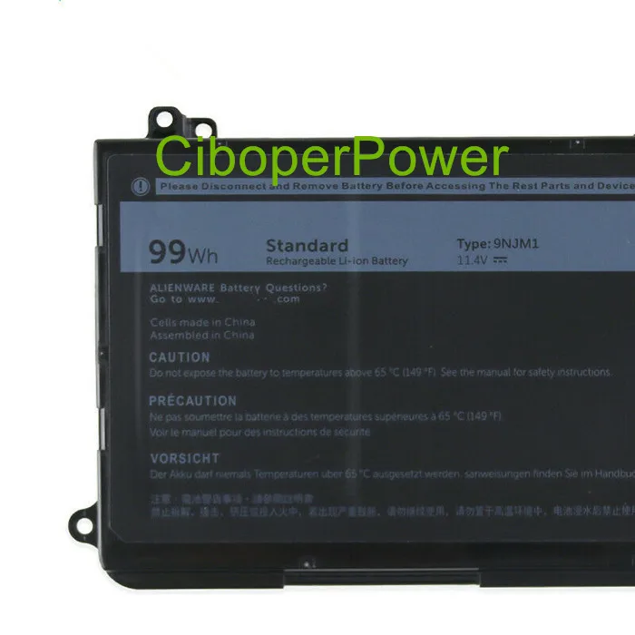 Оригинальные качественные Аккумуляторы для ноутбуков 17 R4 9NJM1 ALW17C D2738 D1738 D2748 11 4