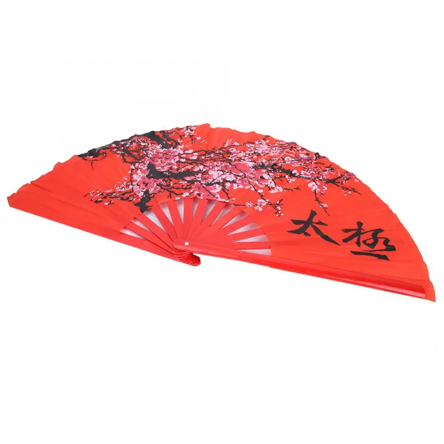 Kung Fu Fan China Taiji Folding Fans Lightweight Plum Blossom Fan Dance Outdoor Sports Danceing Taiji Accessories