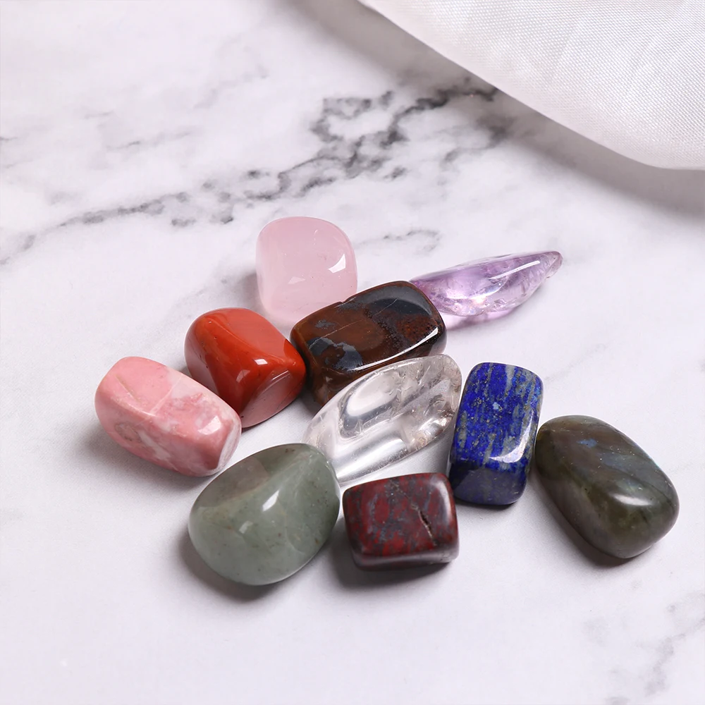 Raw Gemstone Yoga Reiki Crystal Gravel Polishing Quartz Chakra Healing Stone 