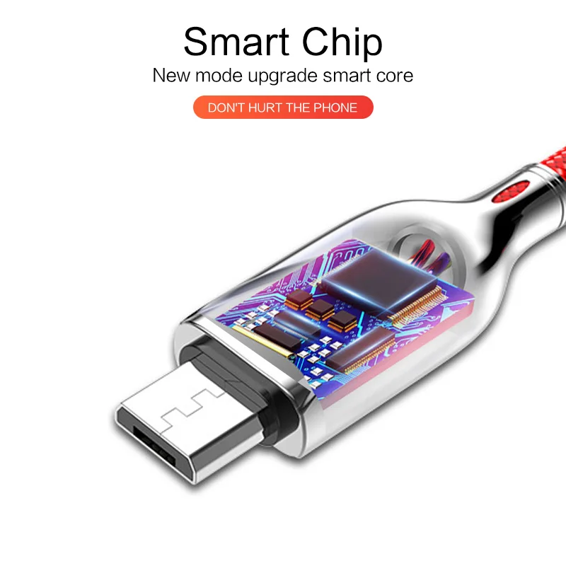 ANKNDO usb type-C кабель для huawei Mate30 P30 P20 Pro Lite 2.3A зарядный шнур для samsung Xiaomi Redmi Micro Usb кабель