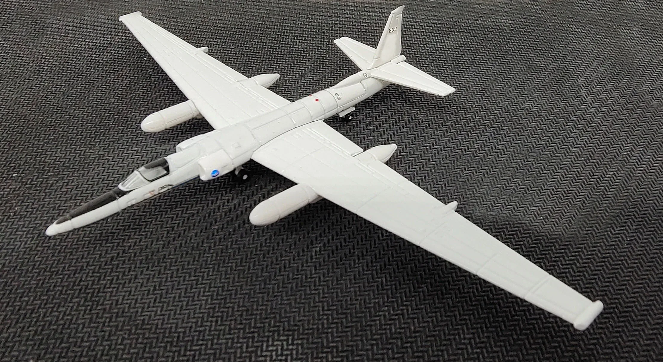 1:200 США ER-2 U2 высотный самолет-разведчик белая модель самолета из сплава