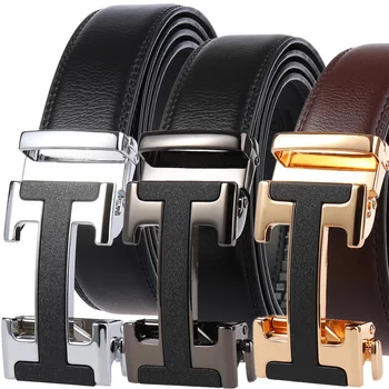 

Male Belt New Designer Men's Belts Luxury Man Fashion Belt Luxury Brand For Men High Quality Automatic Buckle