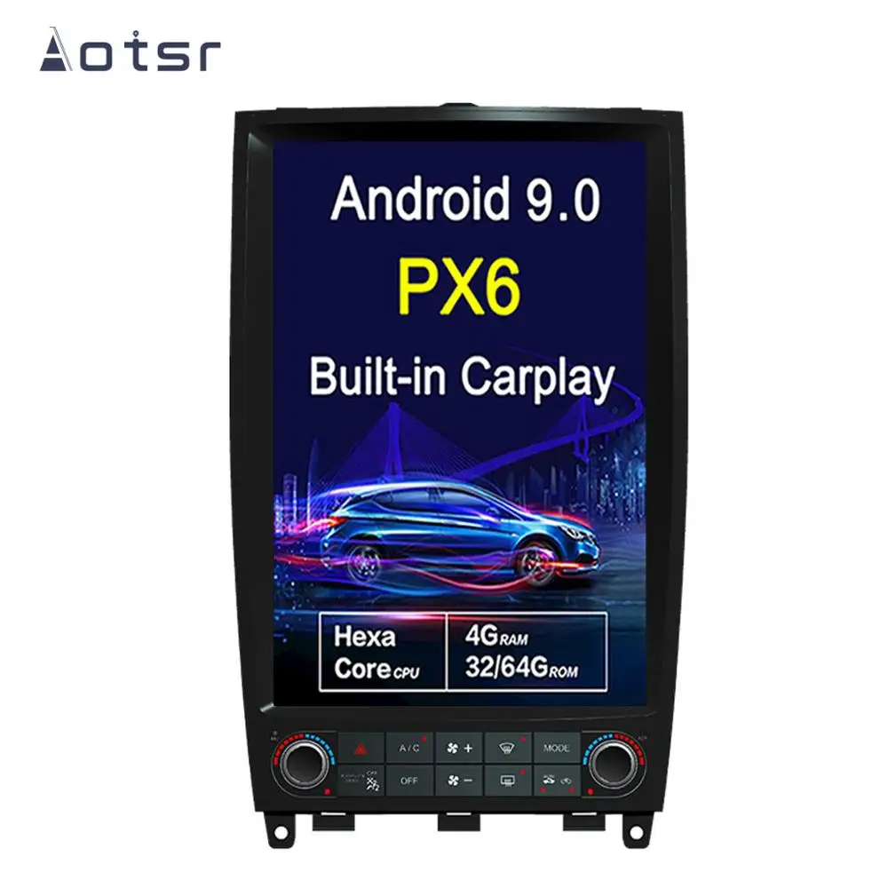 Android 9,0 Tesla стиль 10," вертикальный экран автомобиля gps навигация для Infiniti QX50- головное устройство мультимедиа радио плеер